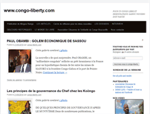Tablet Screenshot of congo-liberty.com